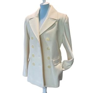 PRESTON & York Vintage Double Breast 100% Wool Coat